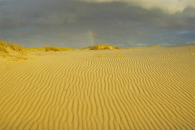 Undulating sand, Punta del Diablo
